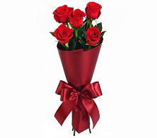 5 Красных роз Эдлесс Лав в Междуреченске Букет 5 Красных роз Эдлесс Лав в Междуреченске