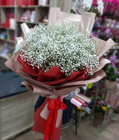 Букет цветов из: Гипсофила в Междуреченске