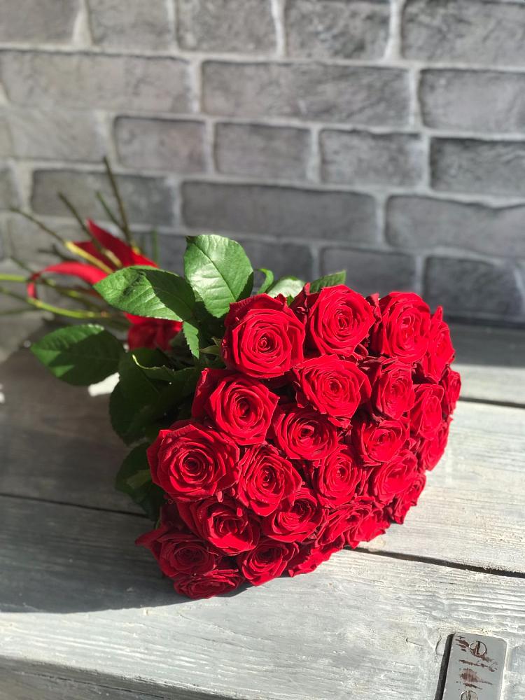 Красные розы Фридом в Междуреченске Букет Красные розы Фридом в Междуреченске