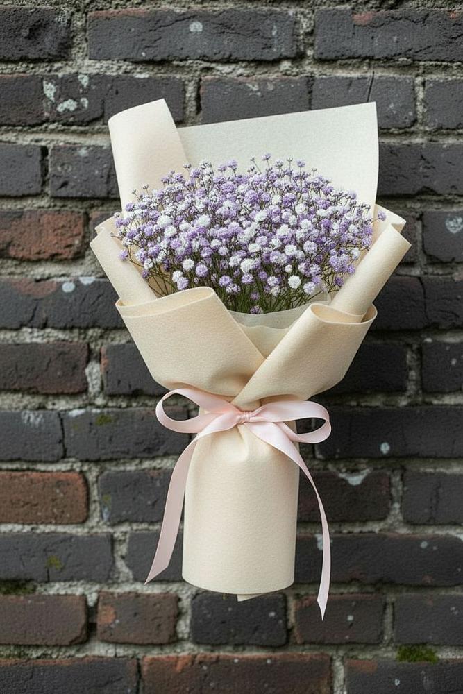 Букет Нежные чувства в Междуреченске Букет цветов из: Гипсофила в Междуреченске