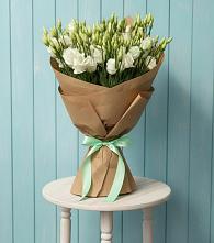 Букет Утренняя Свежесть в Междуреченске Букет цветов из:  Лизиантусы в Междуреченске