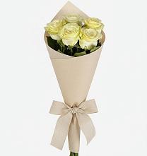 Букет белые крылья в Междуреченске Букет цветов из:  Розы в Междуреченске