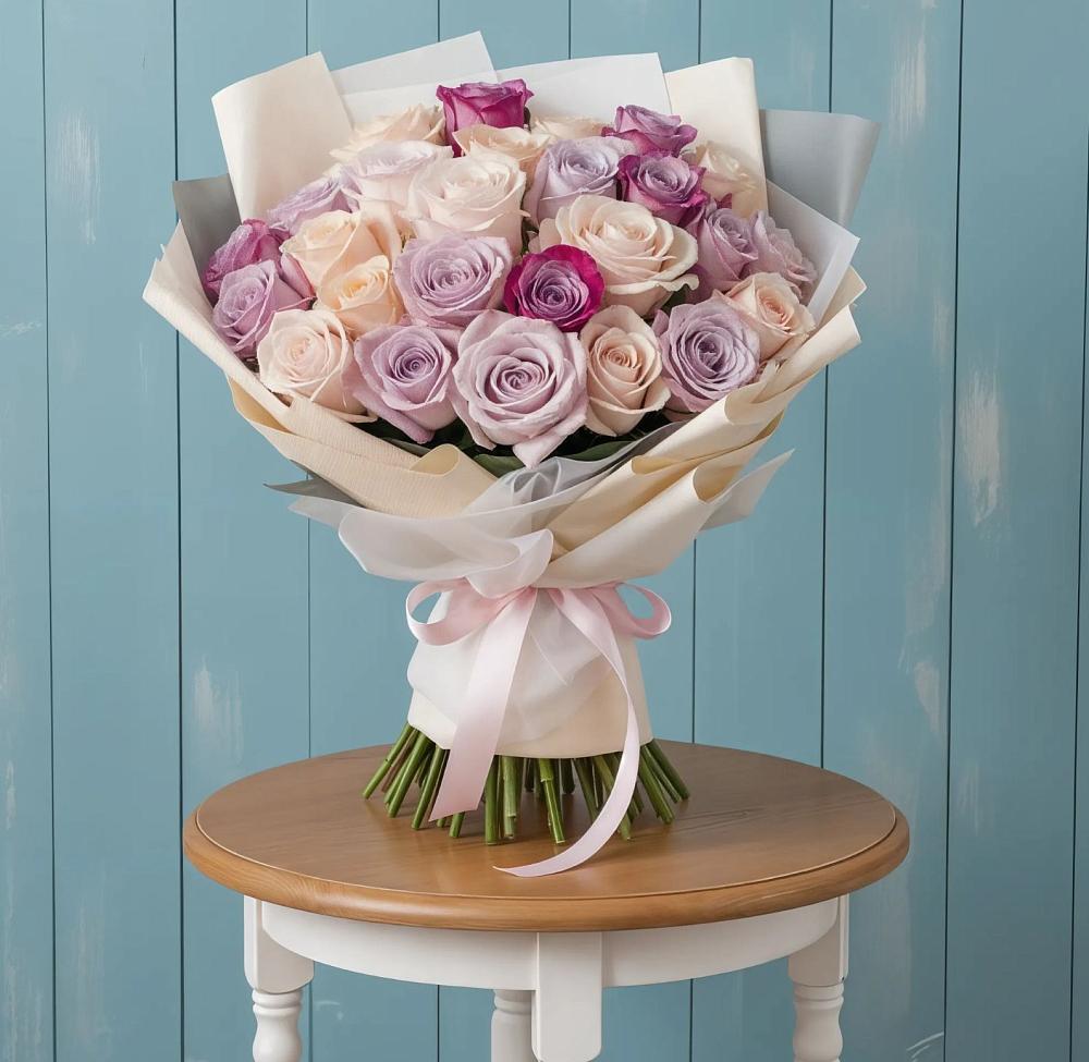 Букет десерт в Междуреченске Букет цветов из: Розы в Междуреченске