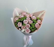 Букет доброе утро в Междуреченске Букет цветов из:  Розы и Хризантемы в Междуреченске