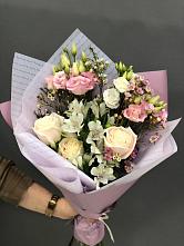 Букет лунная мелодия #REPLACE_PRED# Междуреченске Букет цветов из:  Альстромерии, Розы и Лизиантусы #REPLACE_PRED# Междуреченске
