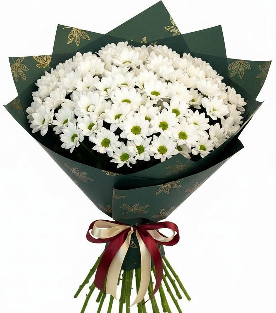Букет море ромашек в Междуреченске Букет цветов из: Хризантемы в Междуреченске