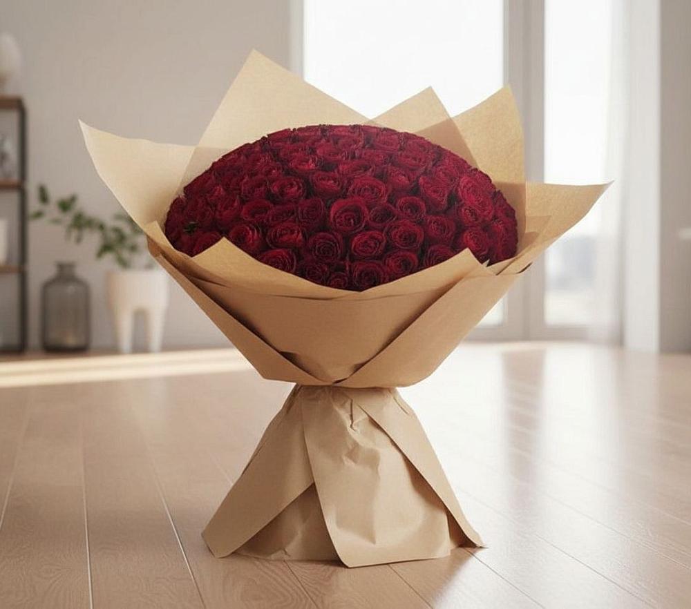 101 Красная роза в Междуреченске Букет 101 Красная роза в Междуреченске