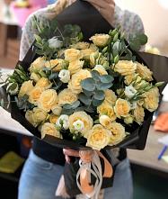 Букет цветов из:  Розы и Лизиантусы #REPLACE_PRED# Междуреченске