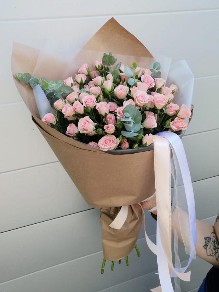 Букет Нежное касание в Междуреченске Букет цветов из: Розы в Междуреченске