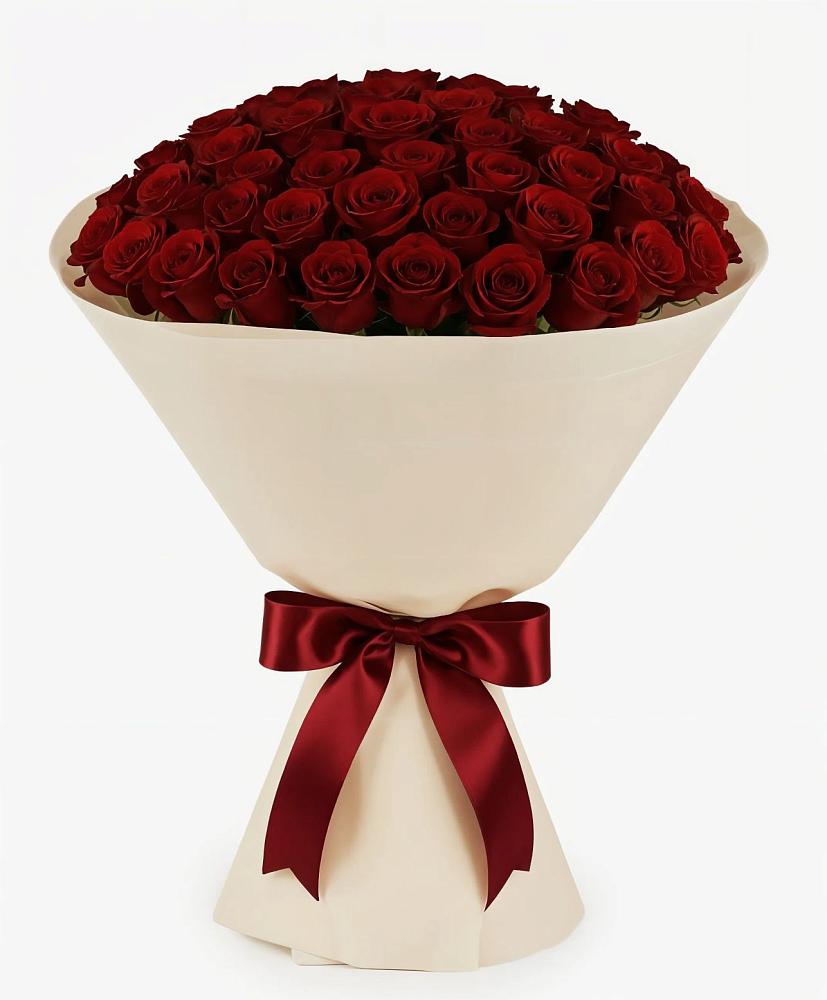 101 Бордовая роза Блэк Бакарра в Междуреченске Букет 101 Бордовая роза Блэк Бакарра в Междуреченске