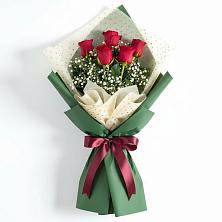Букет рубиновое очарование в Междуреченске Букет цветов из:  Розы в Междуреченске