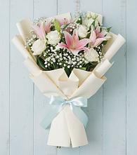 Букет Лилии в Междуреченске Букет цветов из:  Лилии в Междуреченске