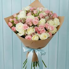 Букет романтичный подарок в Междуреченске Букет цветов из:  Розы в Междуреченске